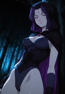 [Squeeshy] Raven (DC Animated Movie Version - Teen Titans) - 125 pics + 1 gif [AI Generated]