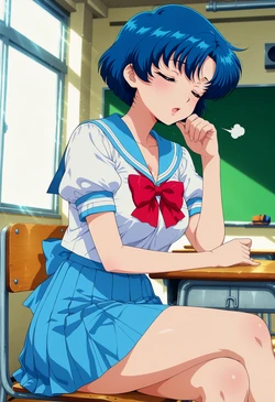 [Squeeshy] Sailor Mercury:Mizuno Ami (Sailor Moon) - 141pics [AI Generated]