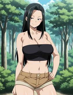 [ANIPAI] Momo Yaoyorozu - My Hero Academia [153 pics / Full Set] Forest gangbang (Patreon) [AI Generated]