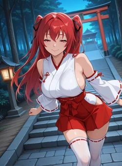 [Phan Desire] Naruse Mio - Shinmai Maou no Testament [AI Generated]