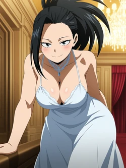 [ANIPAI] Yaoyorozu Momo - My Hero Academia [Extras] White Dress (Patreon) [AI Generated]