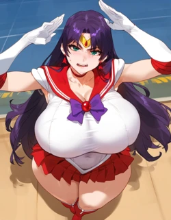Lucyla803 Rei Hino / Sailor Mars x BBC Gym edition [Request] [AI Generated]