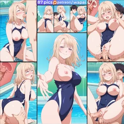 [wapai] Mona Kawai (Swimsuit) 川井 モナ [AI Generated]