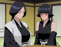 [Squeeshy] Soi Fon x Unohana Retsu (Bleach) - 27 pics [AI Generated]