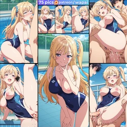 [wapai] Yuuko Hiiragi (Swimsuit) 柊 夕湖 [AI Generated]