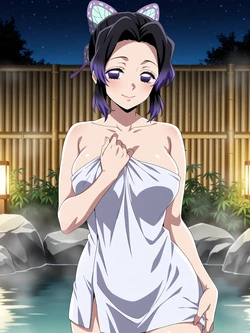 [ANIPAI] Shinobu Kocho - Demon Slayer [172 pics / Full Set + Extras] Hot Springs (Patreon) [AI Generated]