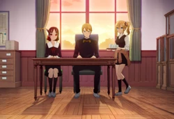 [animechan] Shinomiya Kaguya x Hayasaka Ai x Shirogane Miyuki (Kaguya-sama: Love Is War) [AI Generated]