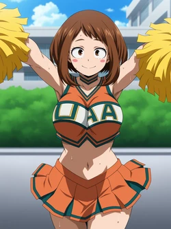 [ANIPAI] Ochako Uraraka - My Hero Academia [58 pics + Extras] Cheerleader (Patreon) [AI Generated]