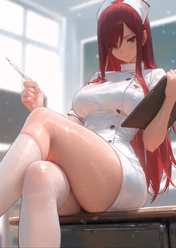 [Dreiko] Erza Scarlet | Fairy Tail Wet Sex Set [AI Generated]