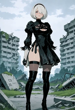 [Squeeshy] 2B (134pics) [AI Generated]