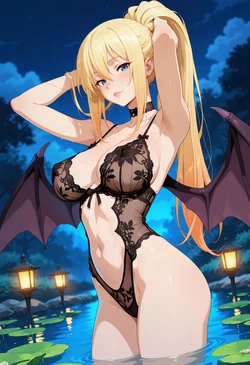 [Squeeshy] Darkness Succub (111pics) [AI Generated]