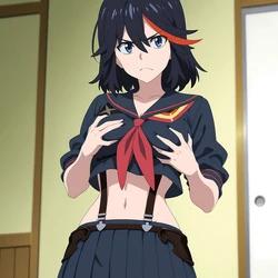 [leopoldo] request - Ryuuko Matoi [AI Generated]