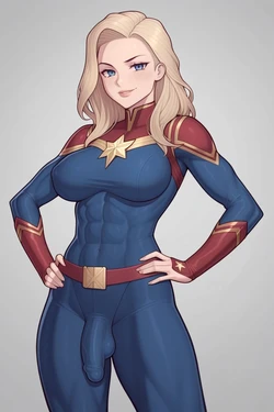 [NewgenAI] Captain Marvel - Futanari [AI Generated]
