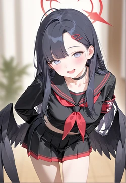 [misoya]-使用两只杂鱼酱进行超量召唤！-[仲正一花（蔚蓝档案）] [AI Generated]