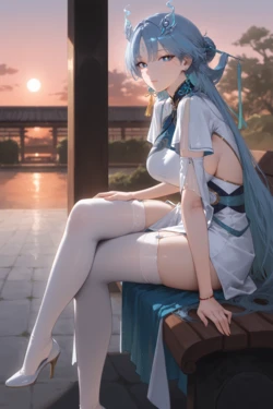 [Zuki] (57p) Qingxiao · セイショウ · 清宵 · 청초 / Wuthering Waves (Patreon) [AI Generated]