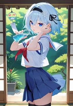 [yakiai] Ginko-chan, if you lose, please show me your panties. [AI Generated]