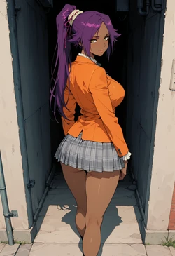 [Squeeshy] Yoruichi school (122pics) [AI Generated]