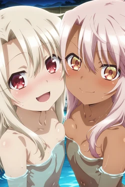 (TheBardSpirit) Illya and Chloe [AI Generated]