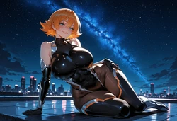 [Miyu] Sakura Igawa: Beneath the City Lights [AI Generated]