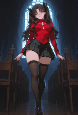 [Blank_Forest] Rin Tohsaka (Fate) [AI Generated]