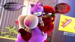 Amy X Knuckles by Rocketspuff