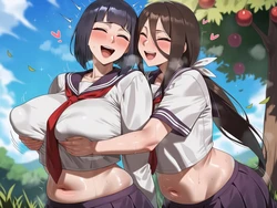 [Mr.Dark] Hinata And Hanabi Hyuga 💕Naruto (Patreon) [AI Generated]
