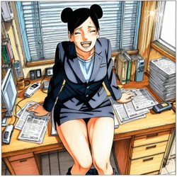 [narugirls_ai] Office Saga : Tenten (Patreon) [AI Generated]