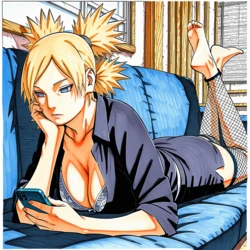 [narugirls_ai] Office Saga : Temari (Patreon) [AI Generated]