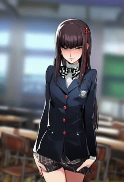 [thxxx59] PERSONA 5 Hifumi x Ren Uncensored FULL(Requested) (Patreon) [AI Generated]