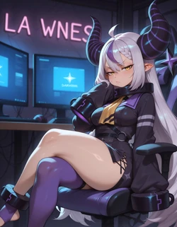 GenNow / GeneratorNow La + Darknesss - VTuber (Commission) [FULL/SOLO SET] [AI Generated]