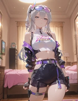[kkleo] Silver wolf Lv.999-honkai star rail (AI Generated)