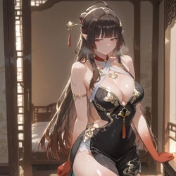 [kkleo] Lingsha/霊砂-Honkai Star Rail (AI Generated)