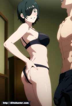 [DittoHunter] Himeno from (Chainsaw Man) Passionate sex [Ai Generated]