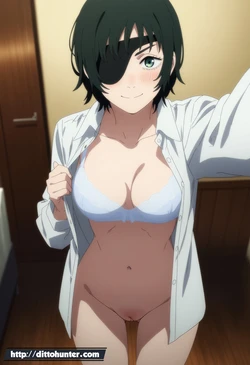 [DittoHunter] Himeno from (Chainsaw Man) posing for her only fans [Ai Generated]