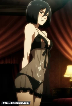 [DittoHunter] Mikasa Ackerman (Attack on Titan) Passionate sex [Ai Generated]