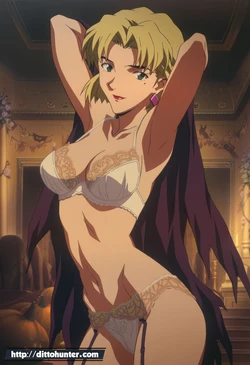[DittoHunter]Ritsuko Akagi (Neon Genesis Evangelion) A Night of Intimate Revelations [Ai Generated]