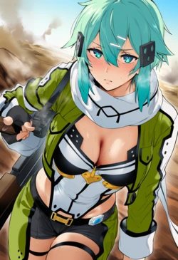 [Firefly Lover] Sinon BBC シノン 140P (SAO)[Requested] (Patreon) [AI Generated]
