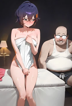 [aPAPER] Belle MASSAGE GLASSES FATMAN 181P (Patreon) [AI Generated]