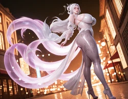[kikipig] 九尾天狐 - 小白 / The Nine-Tailed Celestial Fox - Xiaobai (Patreon) [AI Generated]