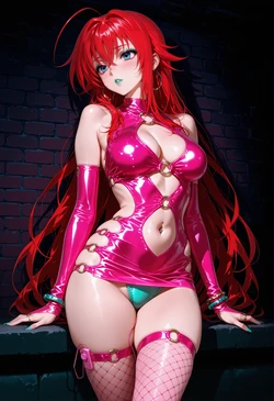 [Twilight Tokyo] Rias Gremory - Pink Dress [AI Generated]