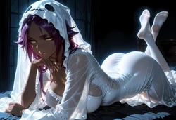 [Twilight Tokyo] Yoruichi Shihoin - Ghost Costume [AI Generated]