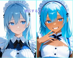 [K.O.D] [AI Generated]   适应女仆装（K记翻译）