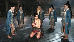 Wuchang and the Futa Maids of Snowfall Palace [Wuchang: Fallen Feathers] Ai Generated