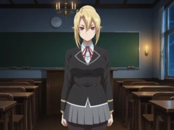 [YoruAkari] Angelica Rapha Redgrave — School Uniform | Trapped in a Dating Sim: The World of Otome Games Is Tough for Mobs (232 PICS) [AI Generated]