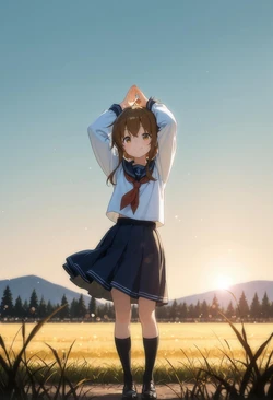 [ai_nano] 20250919_02 Ikazuchi, Inazuma (KanColle) [AI Generated]