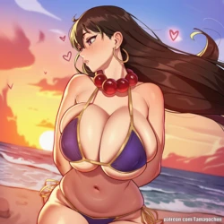 [Tamagochiiii] Xuanzang & Arthur - Beach Lovers (AI Generated)