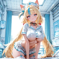 College Nurse Saba ZBaiArt finished [AI Generated]