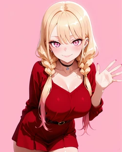 Marin birthday patreon ZBaiArt finished [AI Generated]
