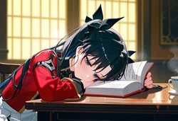 [Ketchupillust] Tohsaka Rin X Caelus [AI Generated]