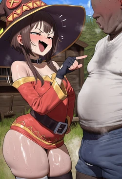 [Reparkz] Megumin Learns the Meaning of BBC! [AI Generated]